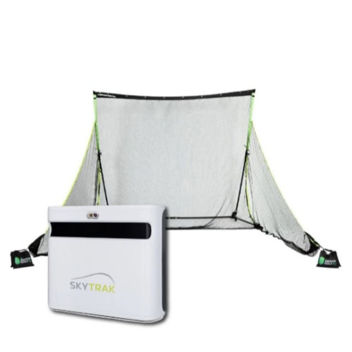 skytrak+ golf net practice bundle