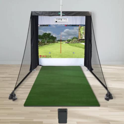 swing caddie sc4 premium golf simulator package