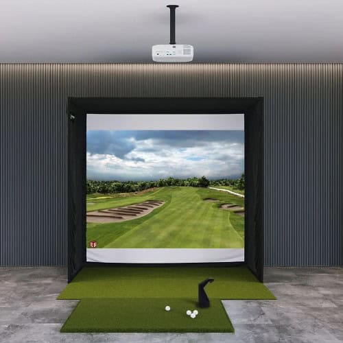 trugolf launch box sig8 golf simulator package
