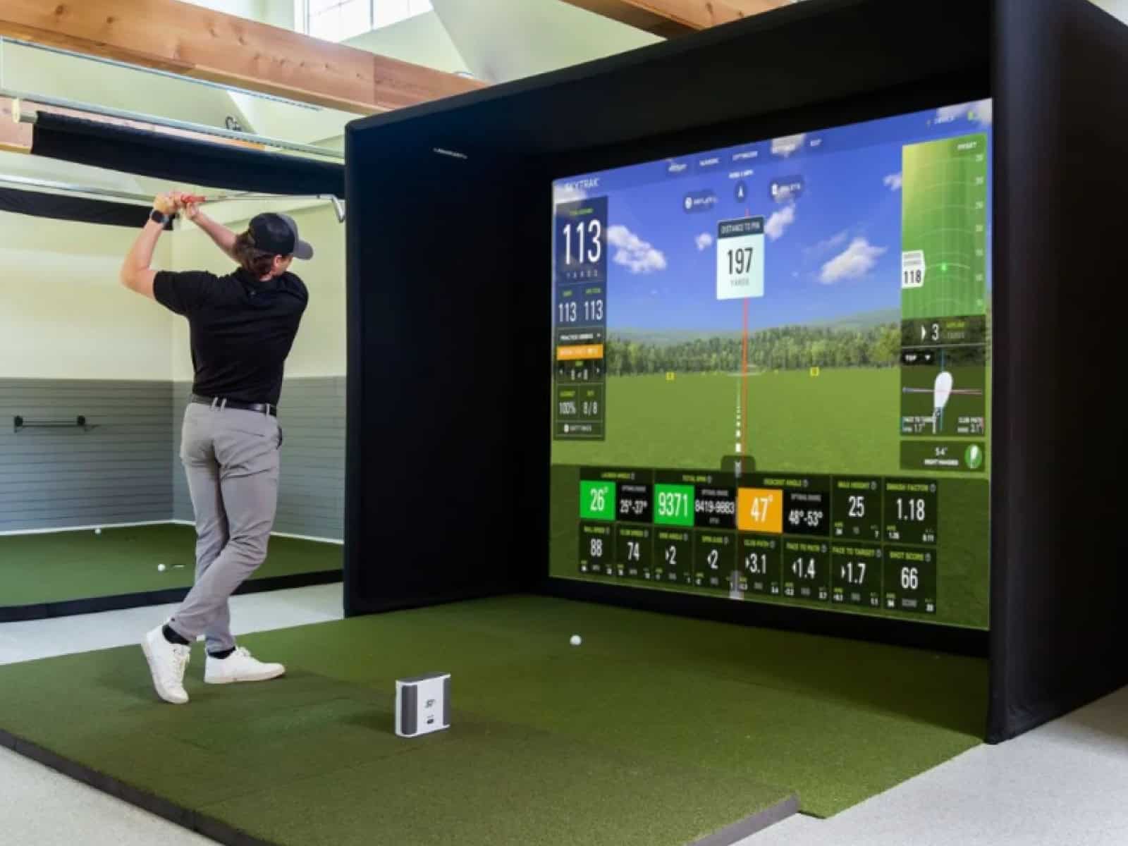 are golf simulators easier than real golf