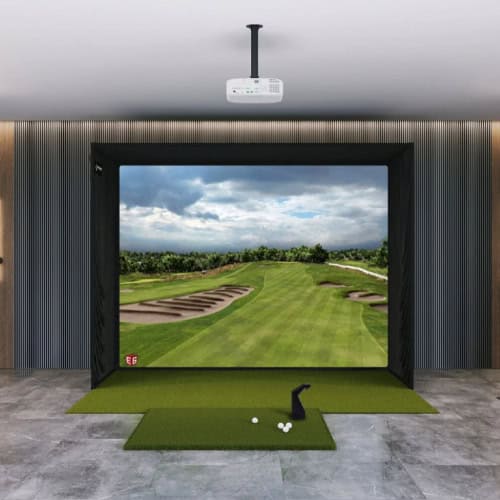 trugolf launch box sig10 golf simulator package