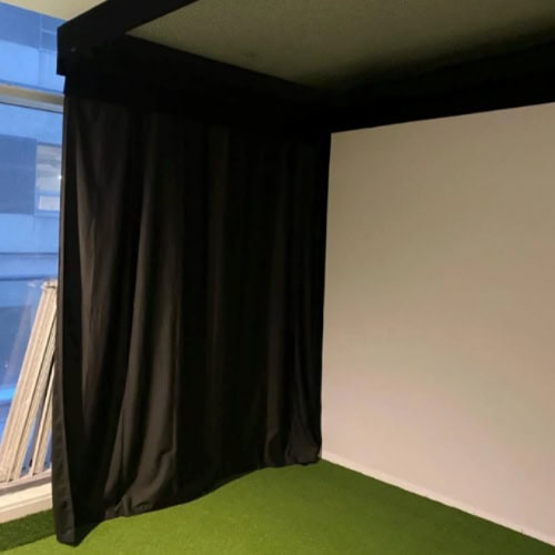 sig golf simulator curtains
