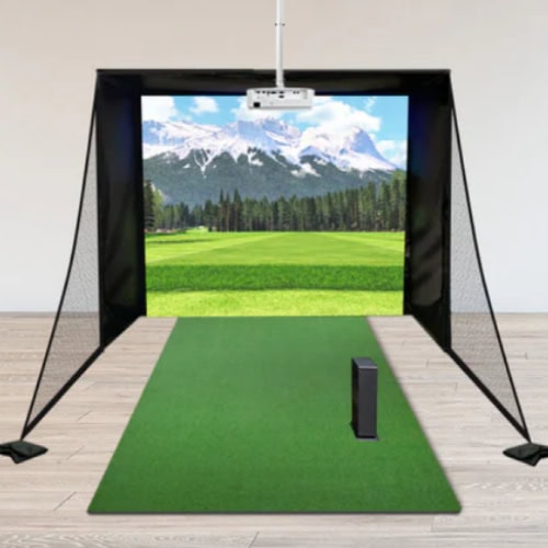 uneekor eye mini lite perfectbay golf simulator package