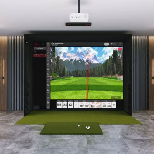 uneekor eye xo2 sig12 golf simulator package