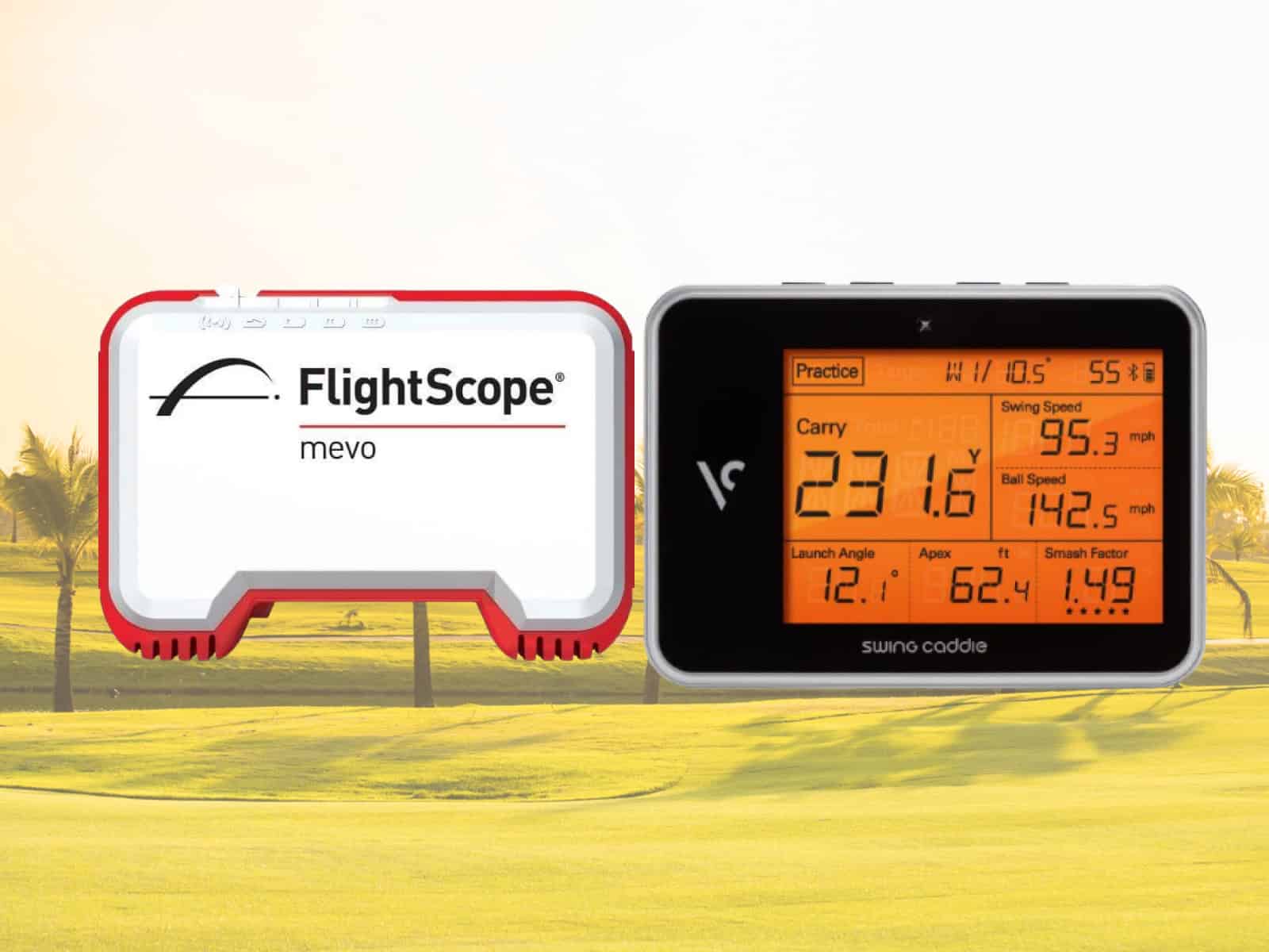 Advanced golf launch monitor and flight scope sensor for accurate golf swing analysis and game improvement.